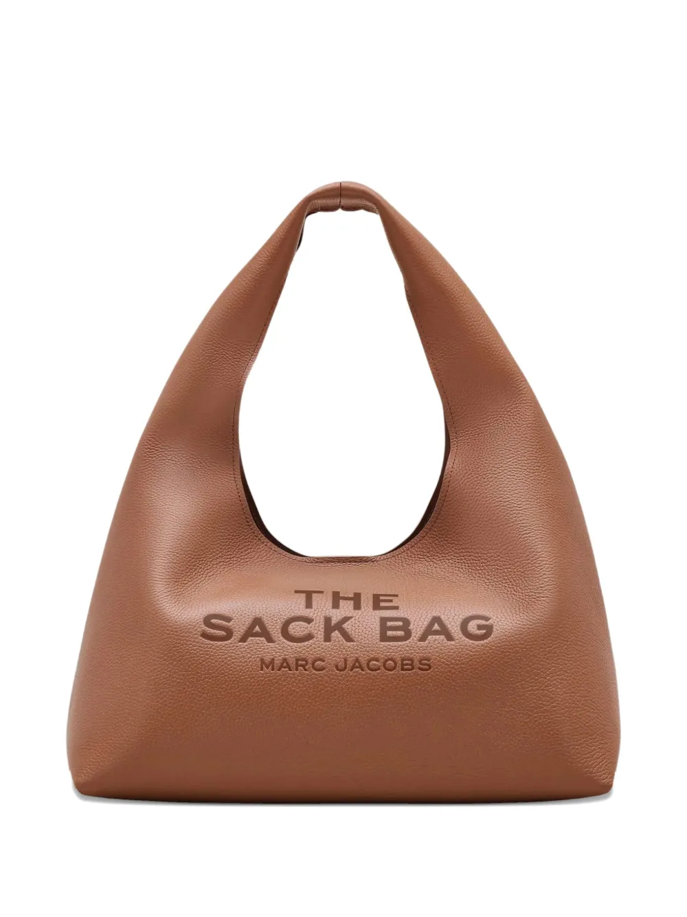 

Сумка через плечо из кожи с тисненым логотипом The Sack MARC JACOBS, коричневый