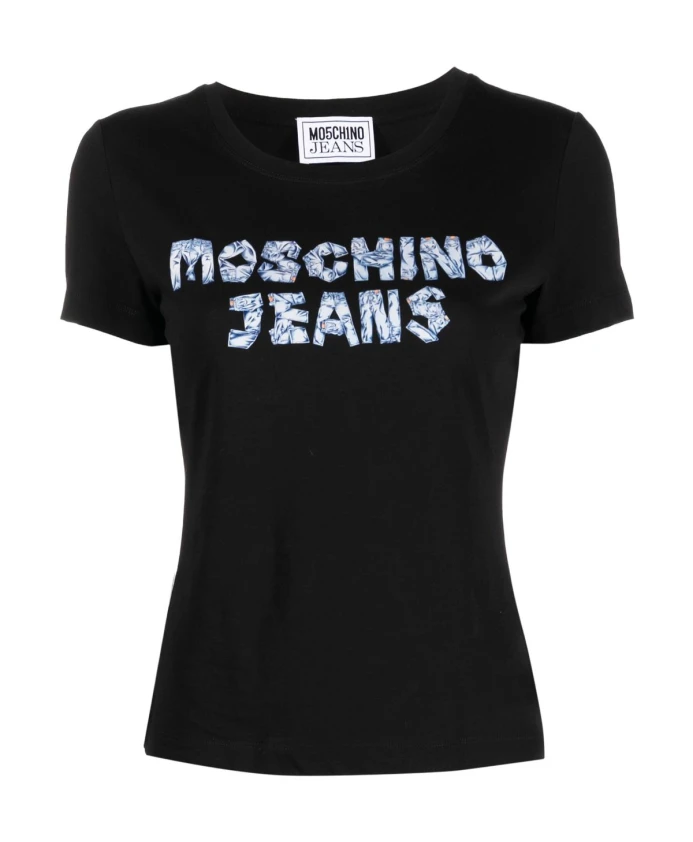 

Джинсовые футболки и поло Moschino, черный