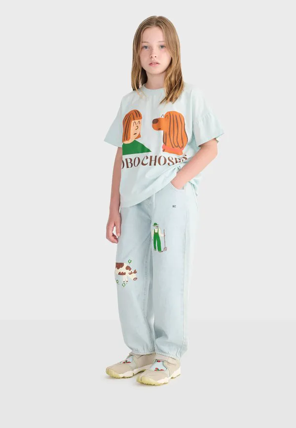 Футболка с принтом Bobo Choses, Light Blue