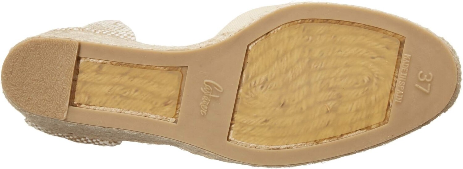 Туфли на танкетке Carina 80 Wedge Espadrille CASTANER, слоновая кость — фото 3