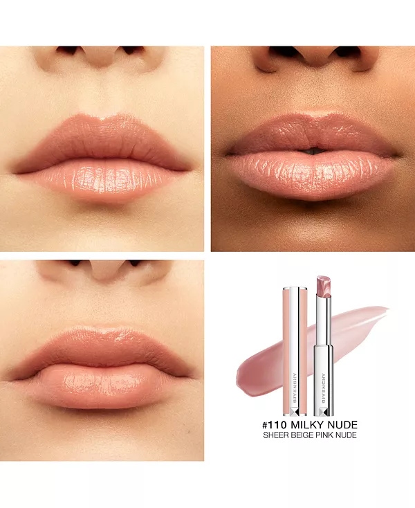 Бальзам для губ Rose Perfecto Givenchy, 110 milky nude - beige pink nude — фото 2