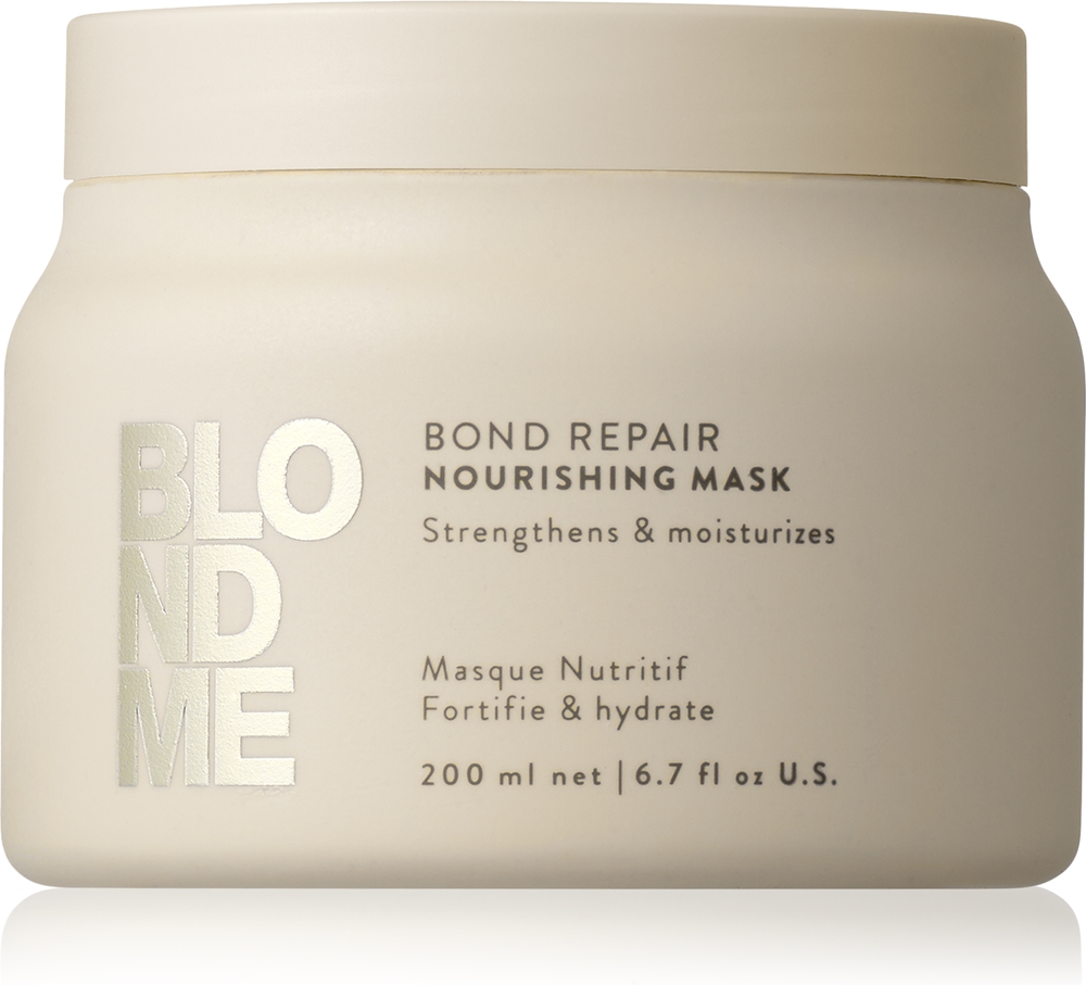

Питательная маска Blondme Bond Repair, интенсивная питательная маска Schwarzkopf Professional, 200 мл