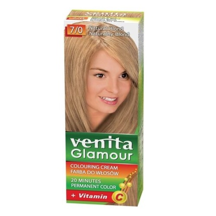 

Краска для волос VENITA Glamour Coloring 7/0 Натуральный Блондин