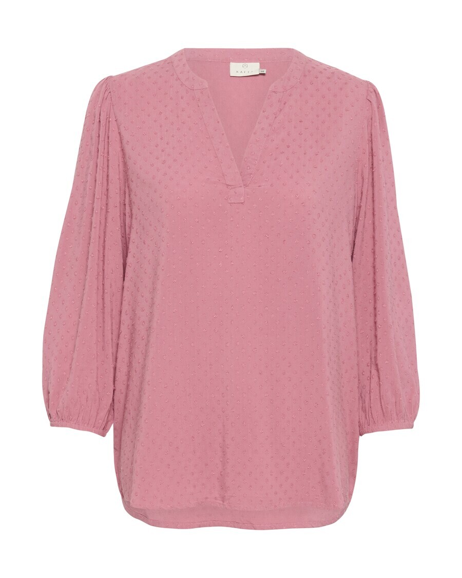 

Блузка с коротким рукавом Kaffe Blouse Anny, темно-розовый
