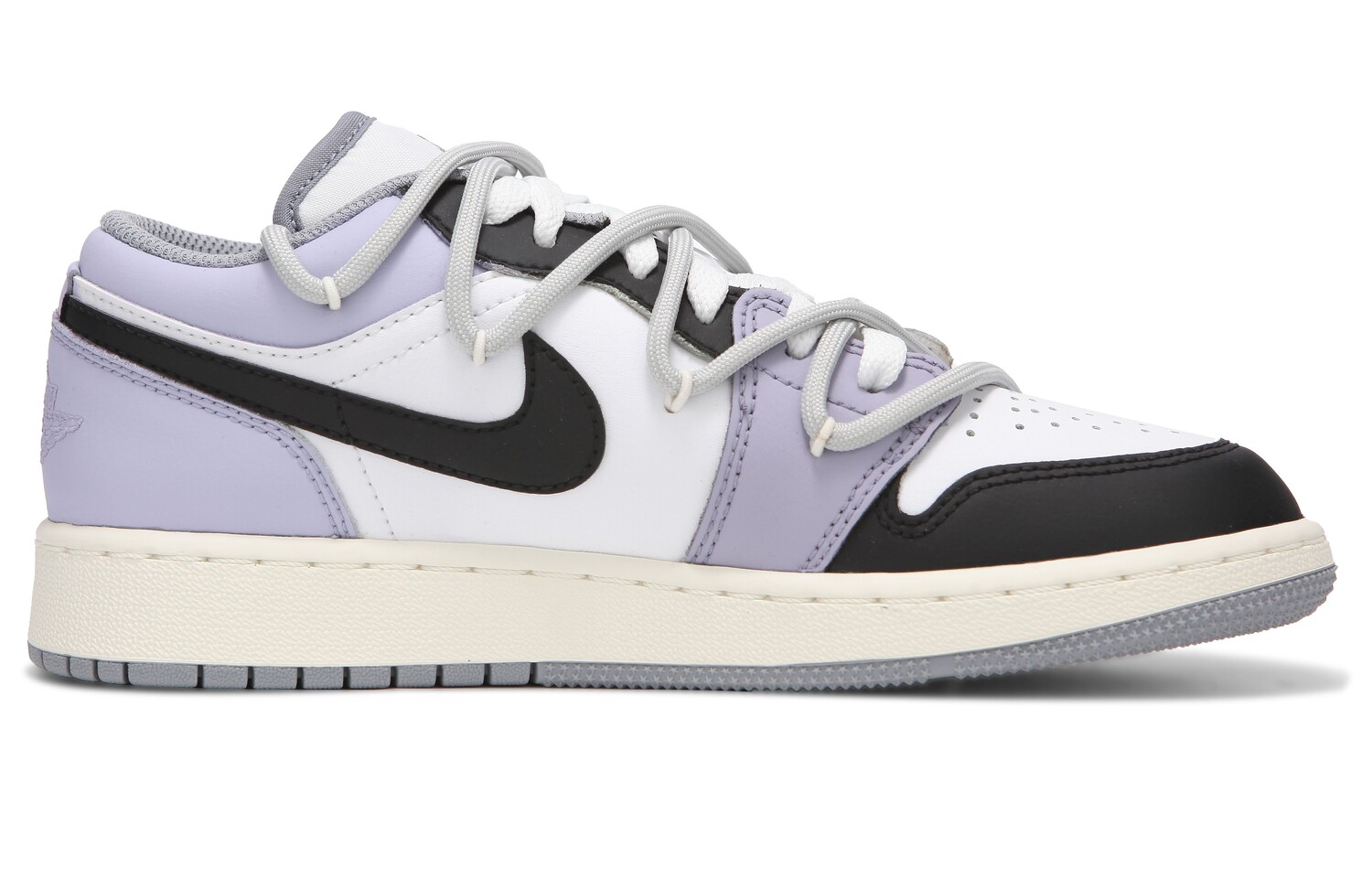 

Кроссовки Air JORDAN 1 Vintage Basketball Shoes Men Low-Top Black White, черный