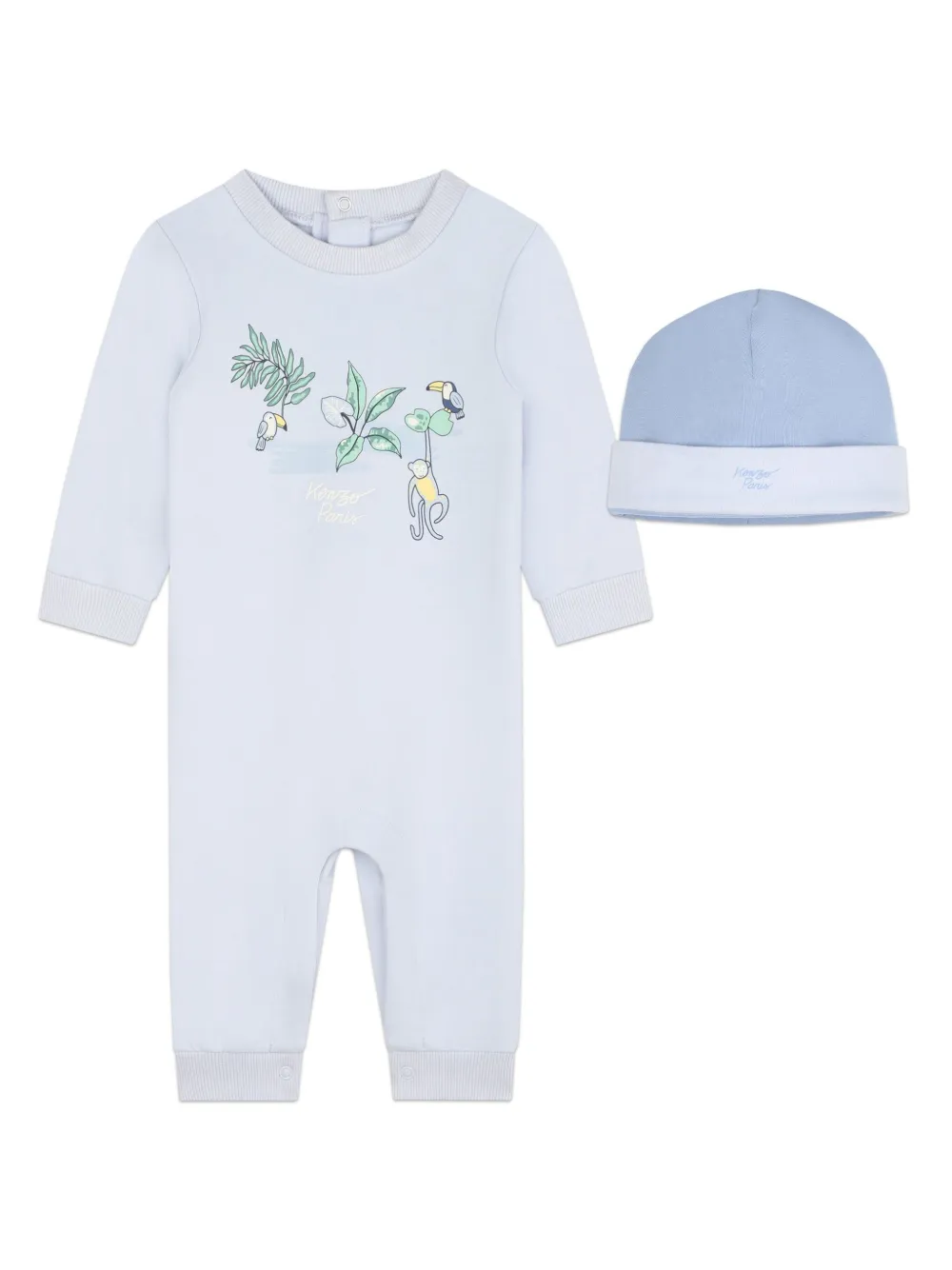 

Комплект из органического хлопка Kenzo Kids, синий