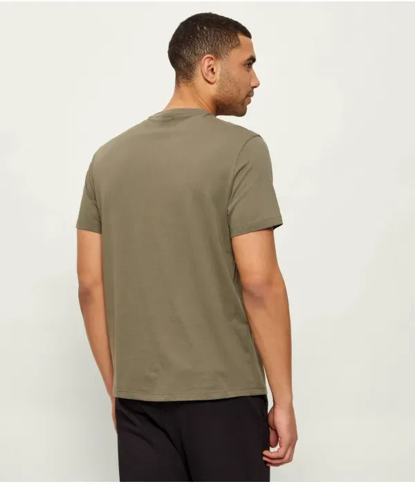 Футболка classic fit Calvin Klein, оливково-зеленый — фото 3