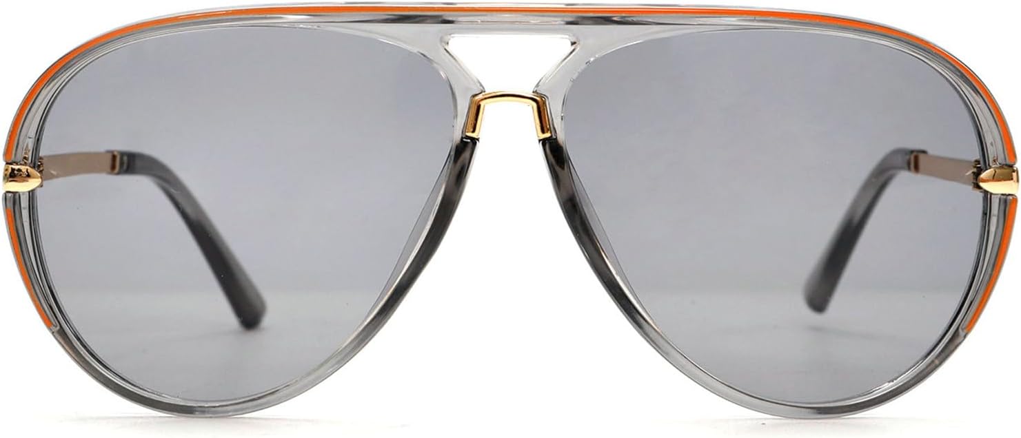 

Willochra Модные солнцезащитные очки-пилот большого размера для женщин в стиле ретро, ​​винтажные, с двойной перемычкой, дизайнерские, модные, зеленые, с леопардовым принтом, C13