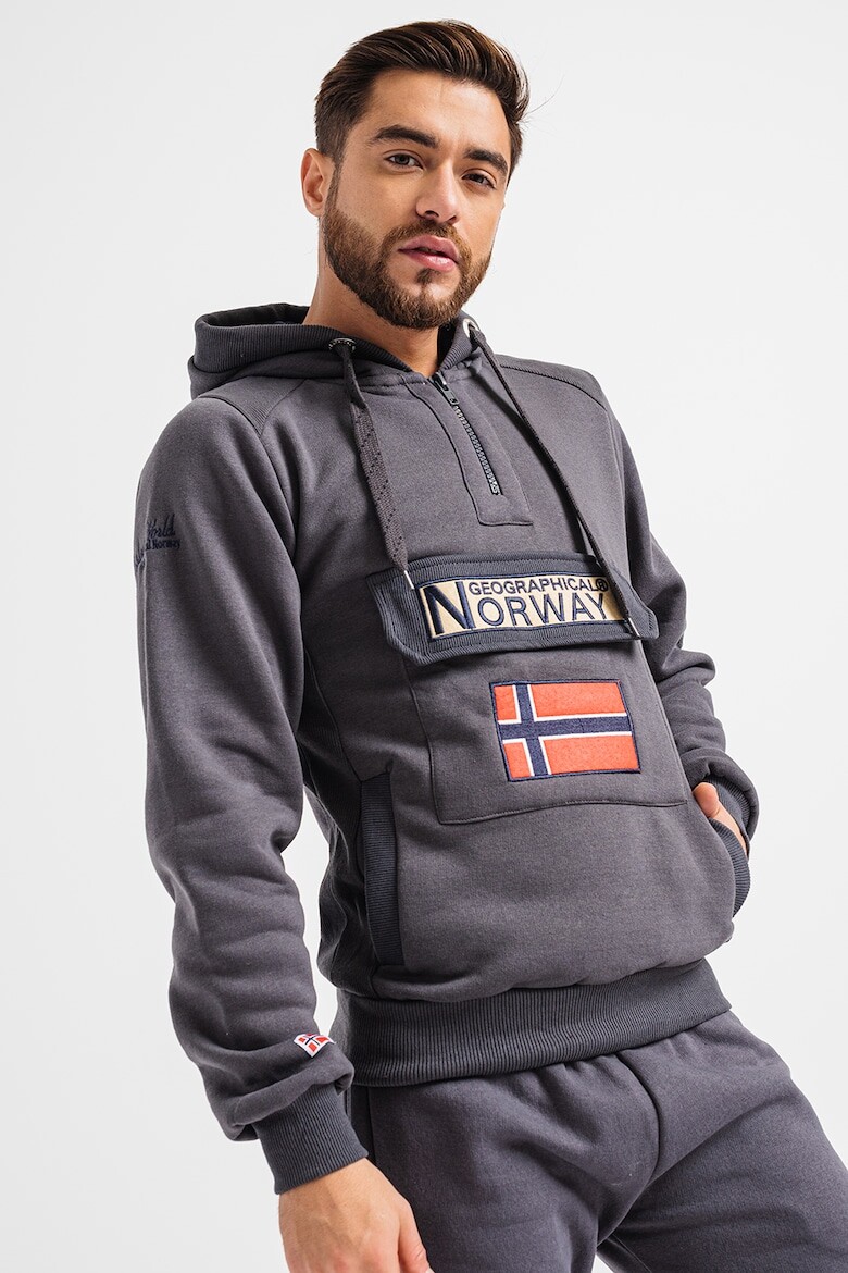 

Толстовка Gymclass с галстуком и вышитым логотипом Geographical Norway, красный