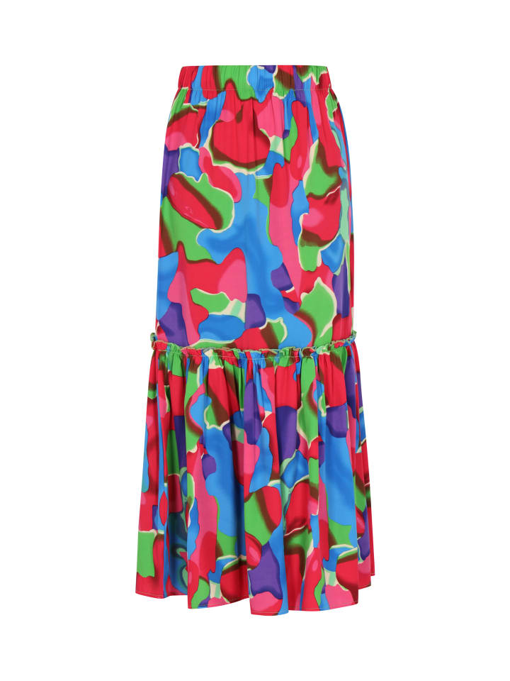 

Юбка длиной до колена IZIA, цвет pink multicolor