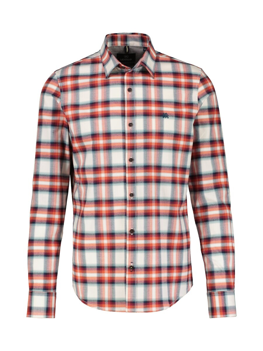 

Клетчатая рубашка LERROS Regular fit Button Up Shirt, цвет blood red