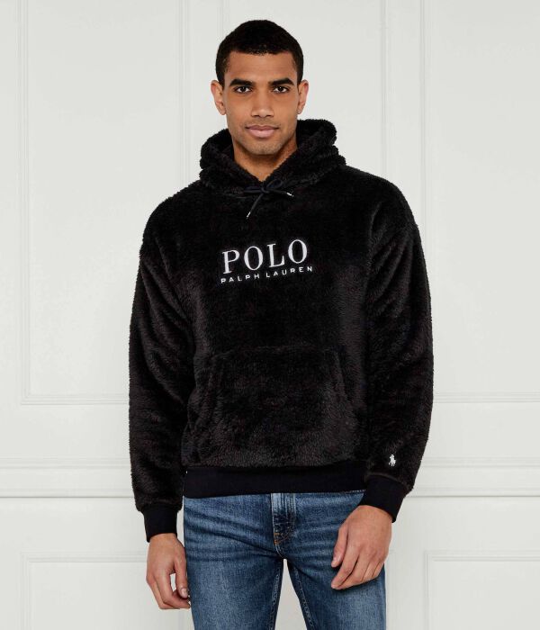 

Толстовка мужская Polo Ralph Lauren пушистая, черный