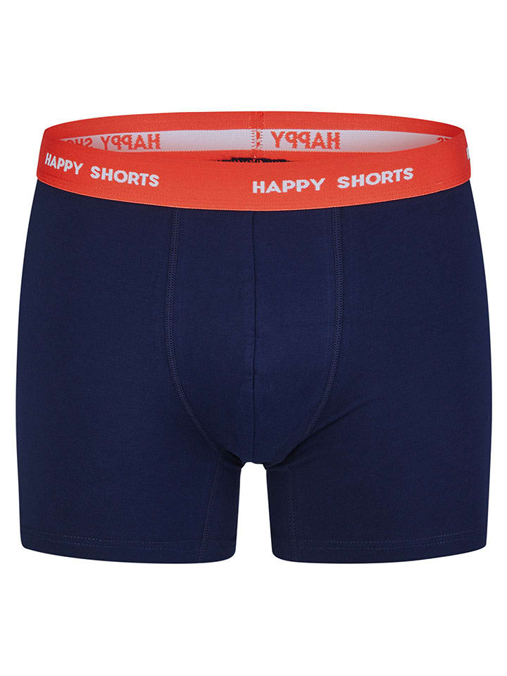 Happy Shorts Комплект из 2 штук: боксерские трусы темно-синего цвета — фото 2