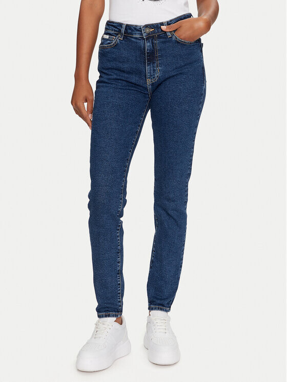 

Джинсы скинни Guess, синий
