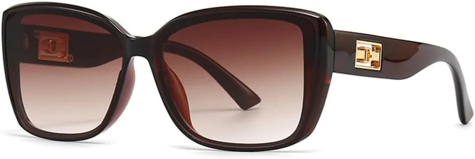 

Винтажные солнцезащитные очки «кошачий глаз» для женщин, ретро-панк, овальные солнцезащитные очки с полой металлической оправой для активного отдыха HDUBFY, C3