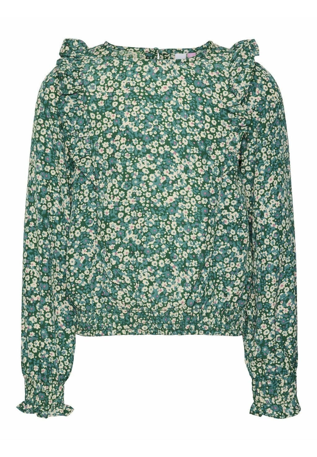 

Блузка Ditsy Vivika L/S Wvn VERO MODA Girl, цвет dark forest