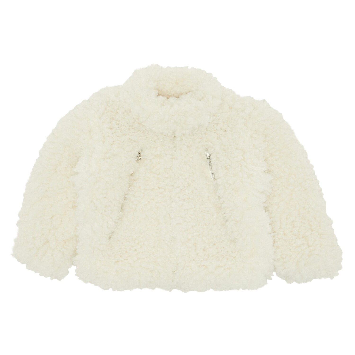 

Детская куртка из шерпы MM6 Maison Margiela Off White