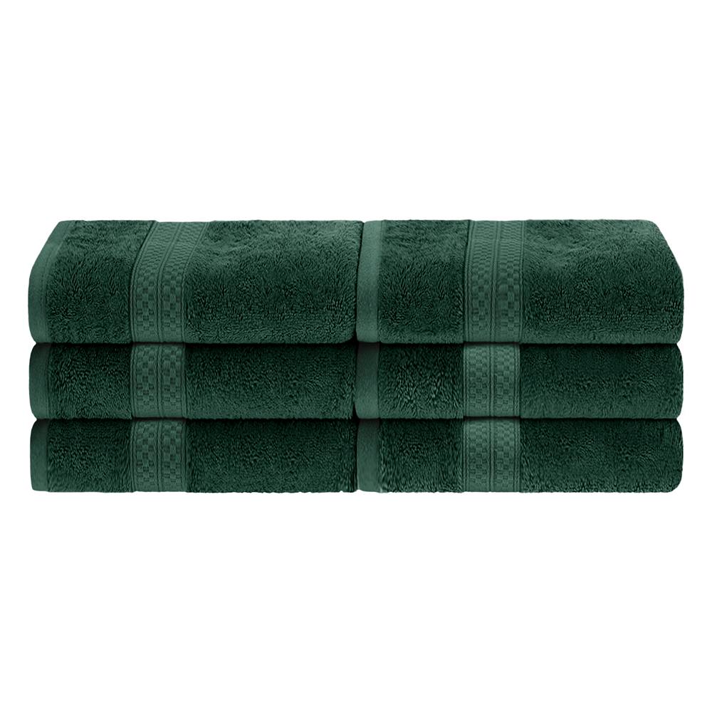 

Набор полотенец для рук SUPERIOR Rayon from Bamboo Blend Solid, 6 шт., цвет Hunter Green