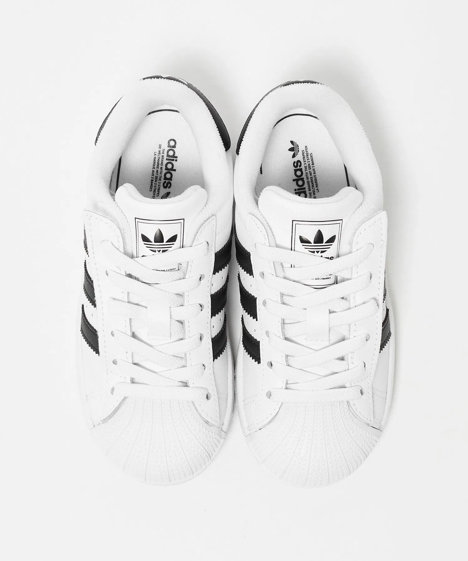 Детские кроссовки Adidas Originals Superstar II с липучками чёрные — фото 2