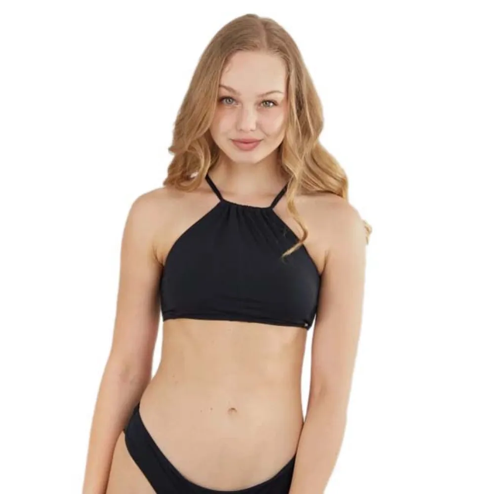 

Топ бикини Fundango Hogg High Neck, черный