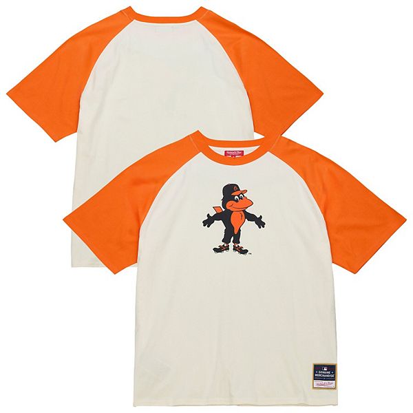 

Женская футболка бойфренд raglan cream baltimore orioles Mitchell & Ness