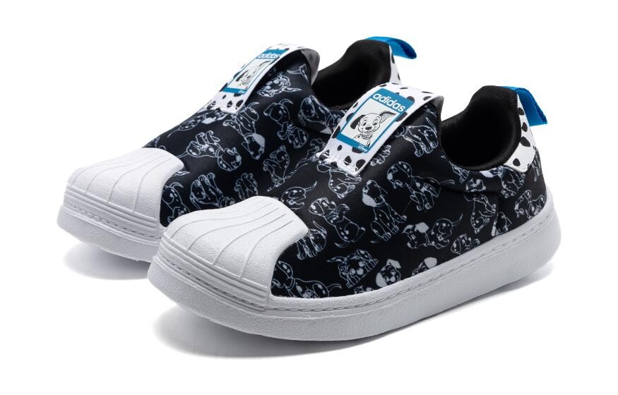 Adidas originals Superstar Series Kids Кроссовки для скейтбординга для детей, Black/White — фото 2