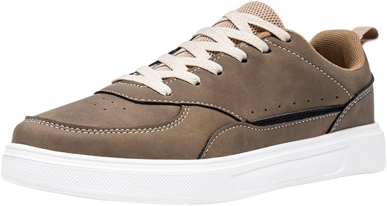 

Мужские модные кроссовки, легкие, удобные, для тенниса и ходьбы, на шнуровке Kefuwu, Mocha