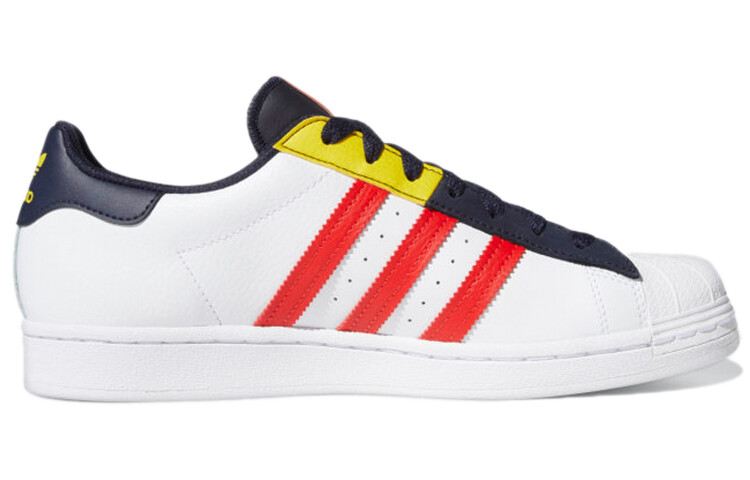 Кроссовки Adidas Originals Superstar Legend Ink Red — фото 2