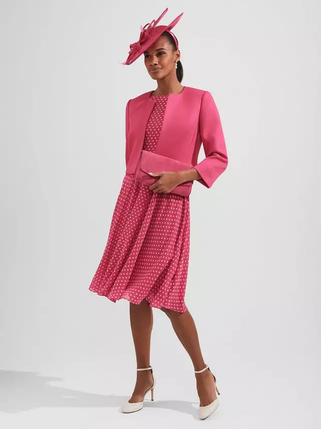 

Платье Hobbs Petite Eleanor, цвет pink/white