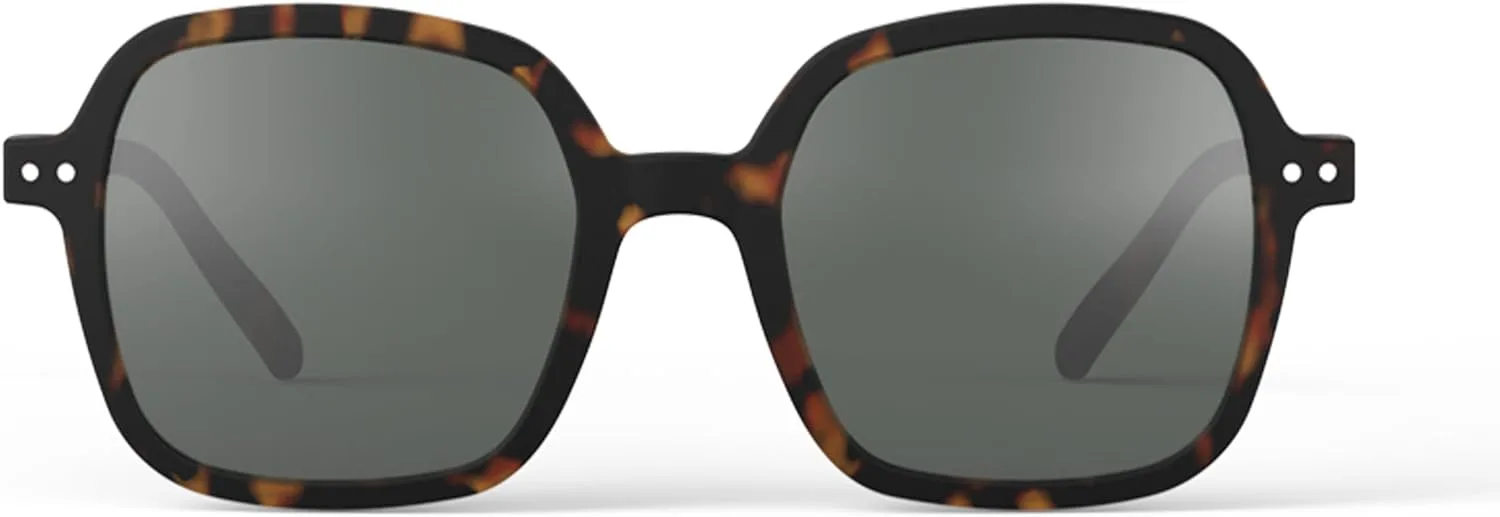 

Солнцезащитные очки IZIPIZI SUN # OFFICE квадратной формы для мужчин и женщин, 100% защита от УФ-излучения, устойчивые к царапинам, серые линзы, Tortoise