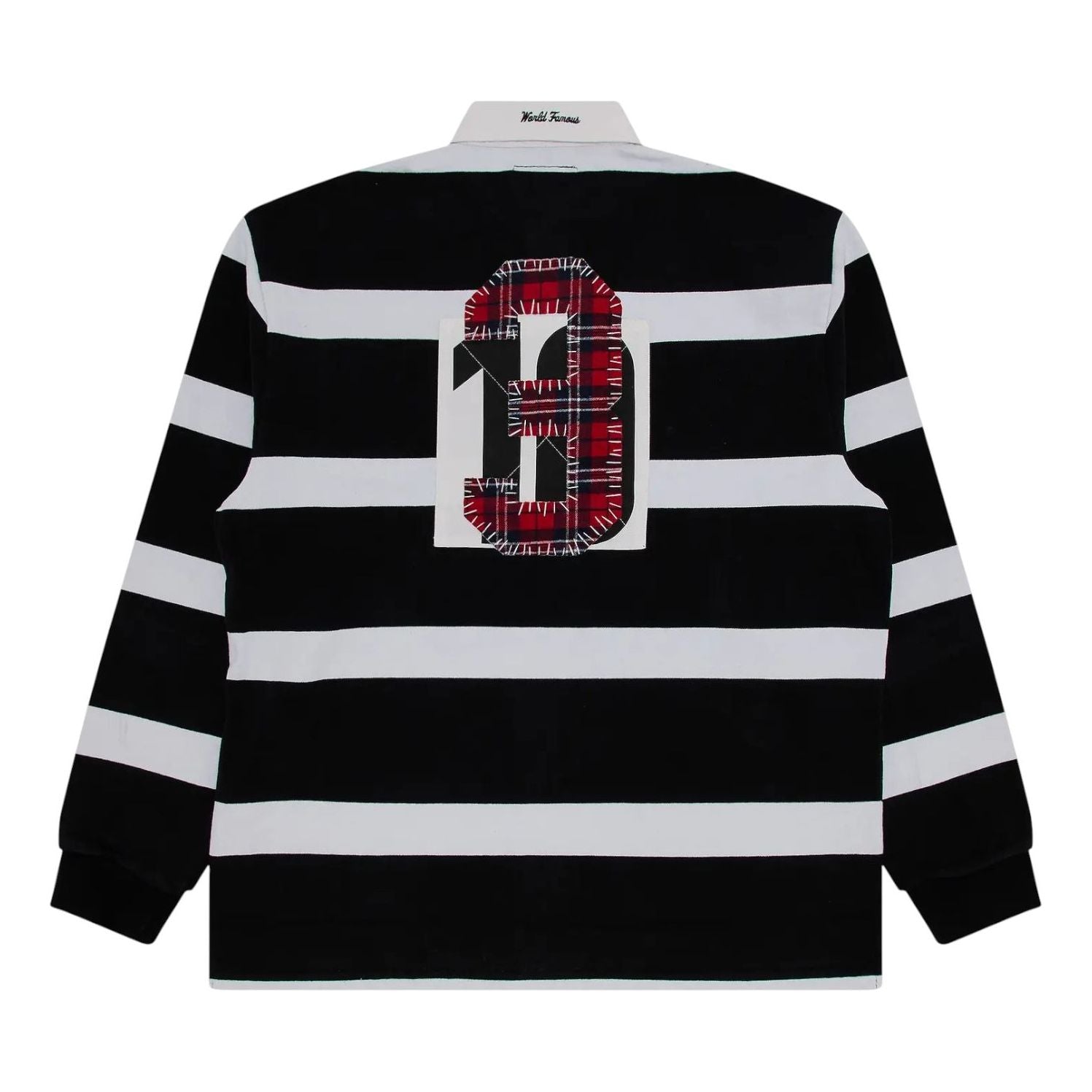 Supreme Stripe Rugby FW25 'Black' — фото 2