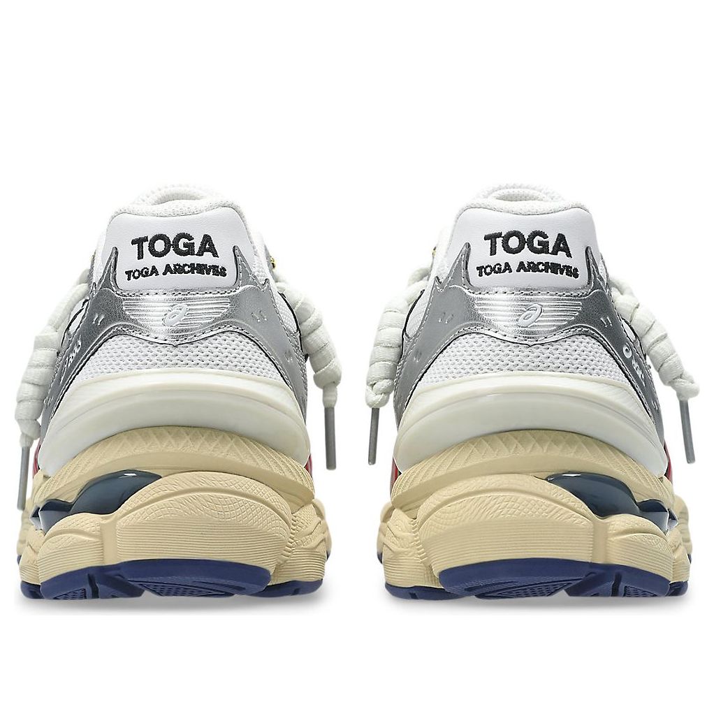 Кроссовки ASICS x TOGA Gel-Cumulus 16 TG 'White Red Pure Silver' — фото 4