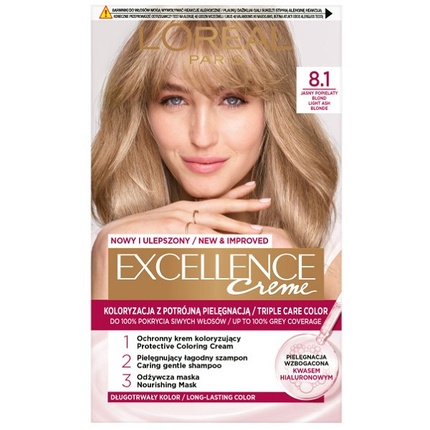 

L'Oreal Excellence Creme Hair Color 81 Светло-пепельный блондин L'Oréal