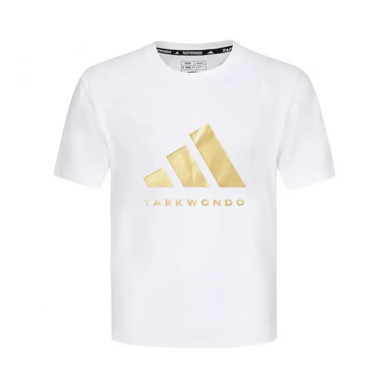 Adidas Футболка с коротким рукавом white gold для детей 3-7 лет