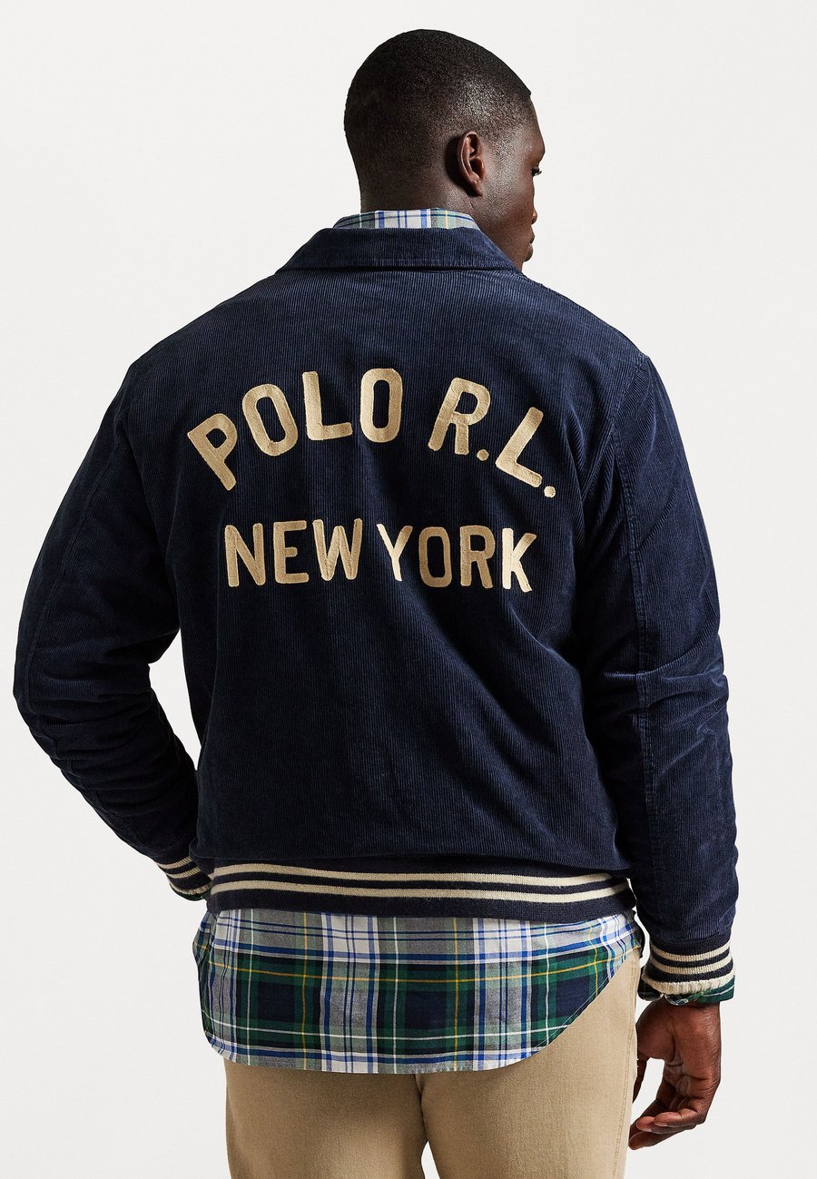 

Куртка Polo Ralph Lauren Big & Tall CORDUROY LETTER JACKET, Aviator Navy/Black