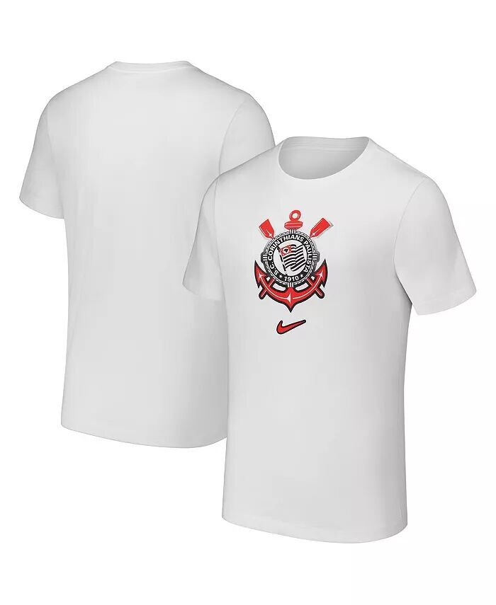 

Мужская белая футболка с эмблемой Corinthians Nike