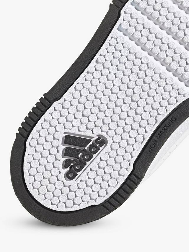 Детские кроссовки Tensaur Sport Riptape для бега adidas, White/Black/Black — фото 4
