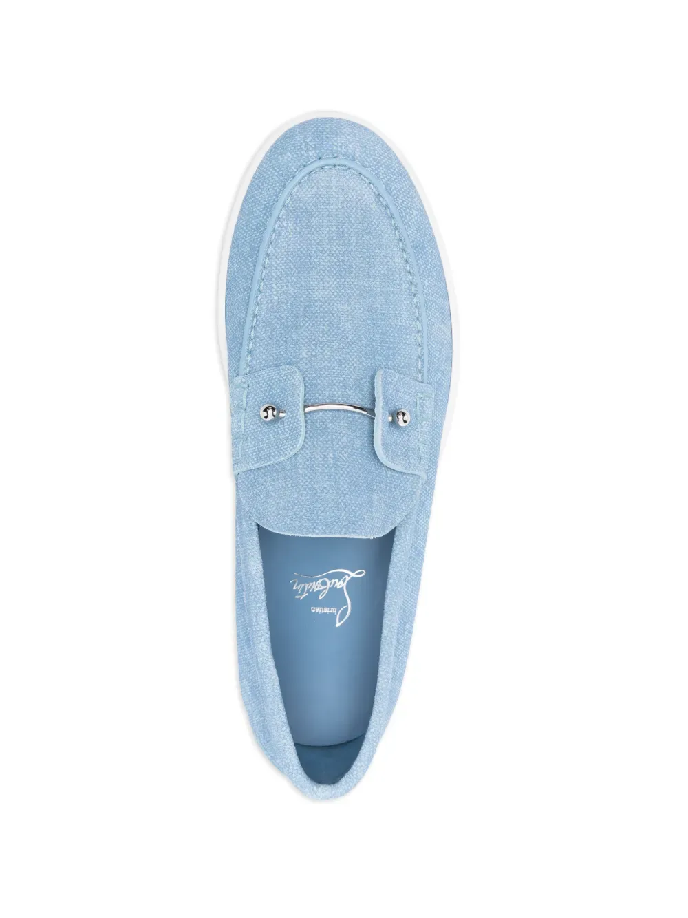 Лоферы Chambeliboat Christian Louboutin, синий — фото 4