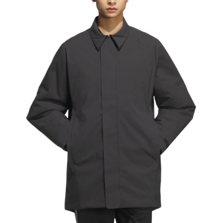 Куртка пуховик мужская WUZONG MID LENGTH PAD Adidas, черный — фото 3