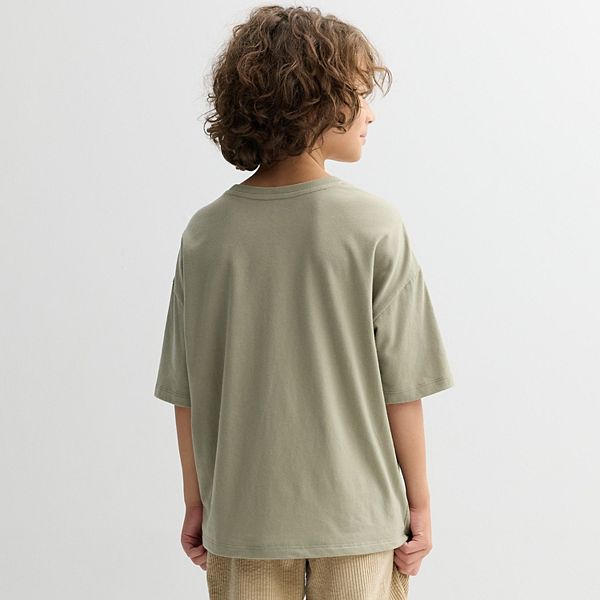 Футболка с карманом для мальчиков 8-20 лет, relaxed fit, regular & husky Sonoma Goods For Life, Sahara Wind — фото 2