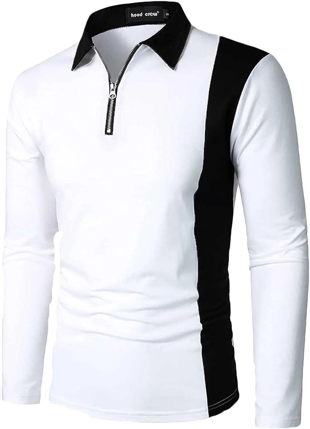 

Футболка Henley Muscularfit с длинным рукавом и молнией