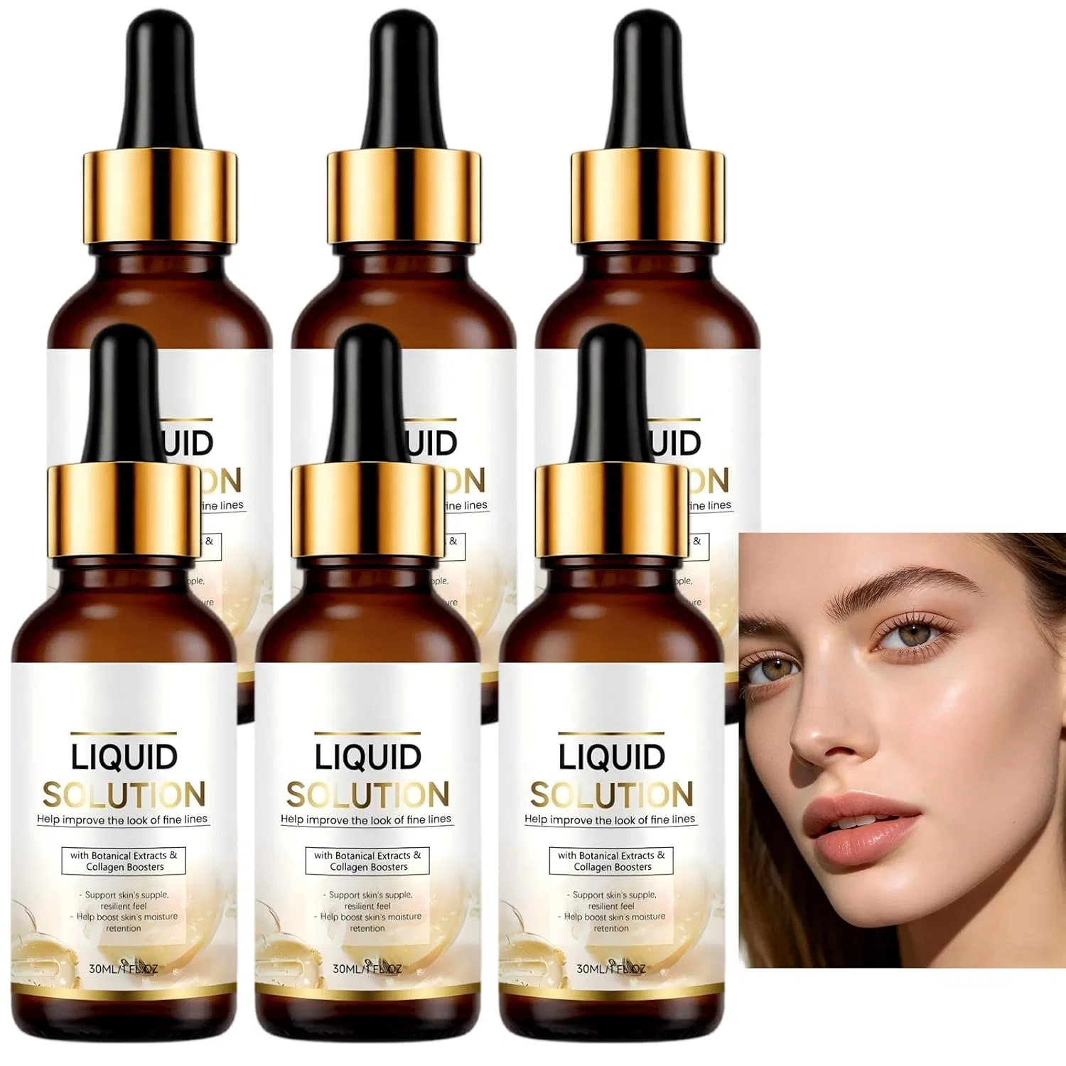 Сыворотка Yljhds — Антивозрастная Liquid Solution для лифтинга и сияния кожи, . , 6 Pcs