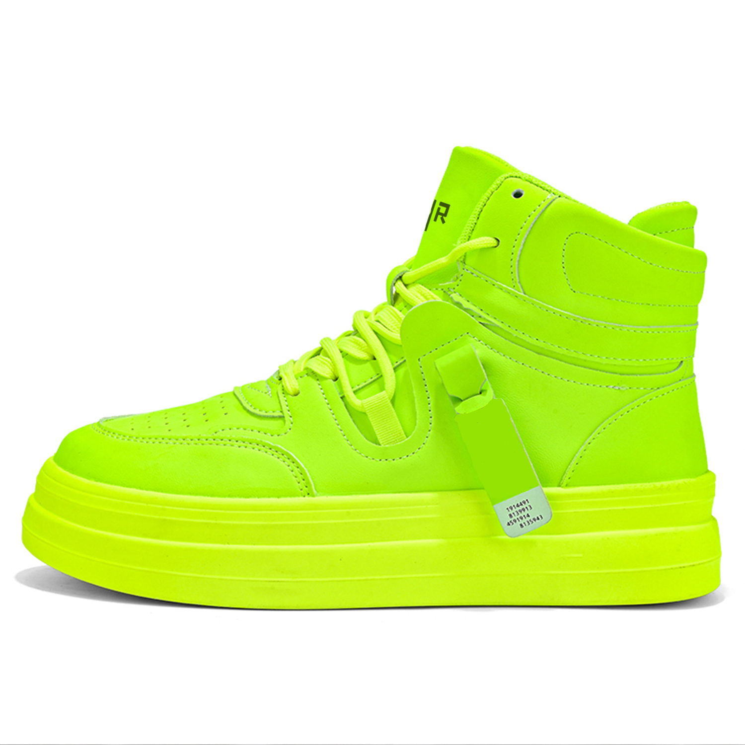 

NANJIREN Высокие скейтерские кроссовки мужские зеленые, цвет Green