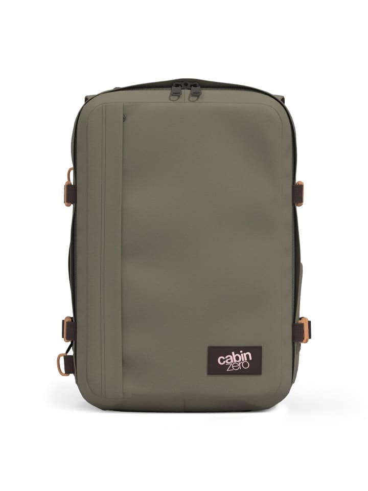 

Рюкзак Travel Cabin Bag Classic Plus 32 л, ширина 46 см, цвет серый, болотный Cabinzero