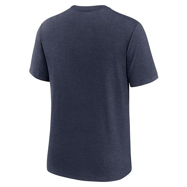 Мужская футболка milwaukee brewers mascot slide три-бленд цвета вересковый темно-синий Nike — фото 3