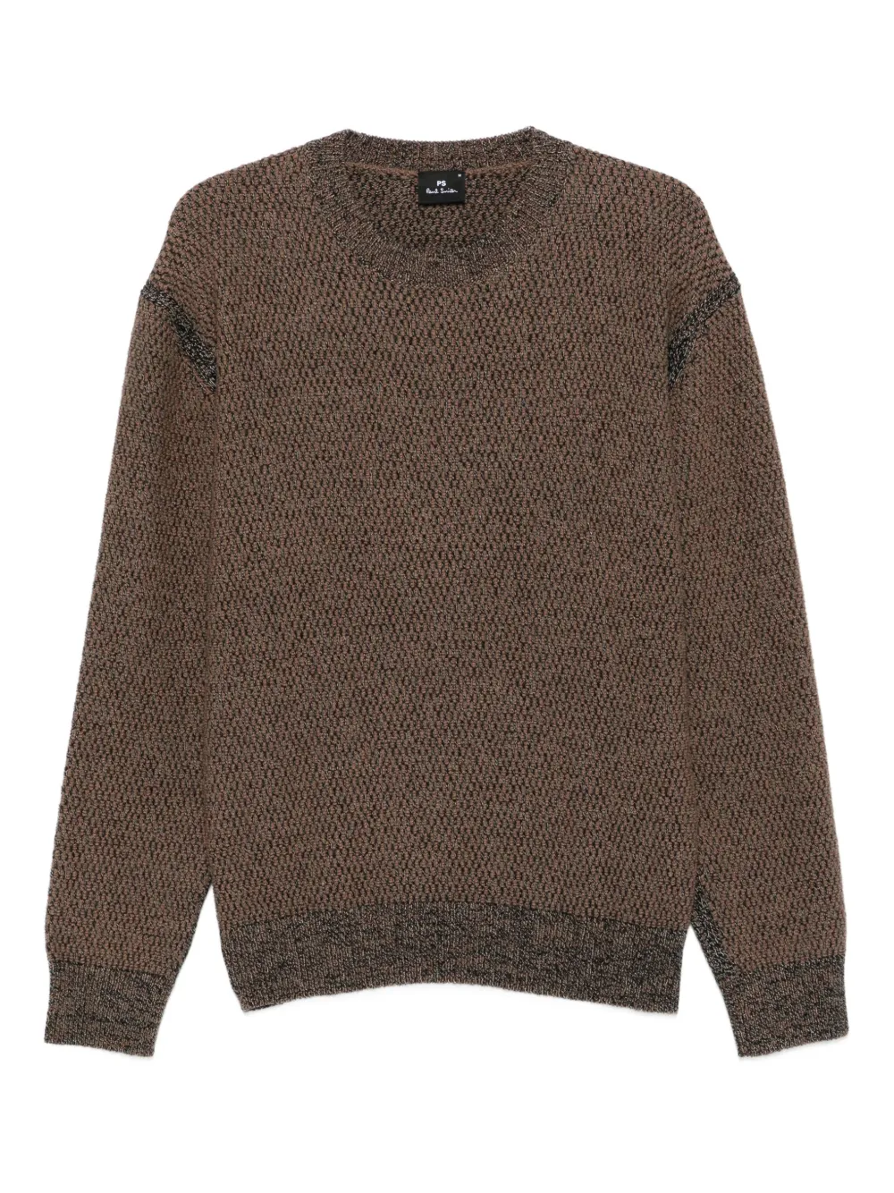 

Фактурный свитер с круглым вырезом PS Paul Smith, коричневый