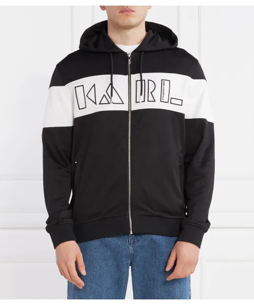 

Толстовка с капюшоном Regular fit Karl Lagerfeld, черный