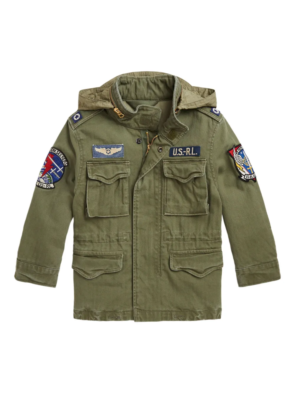 

Куртка с карманами POLO RALPH LAUREN KIDS, зеленый