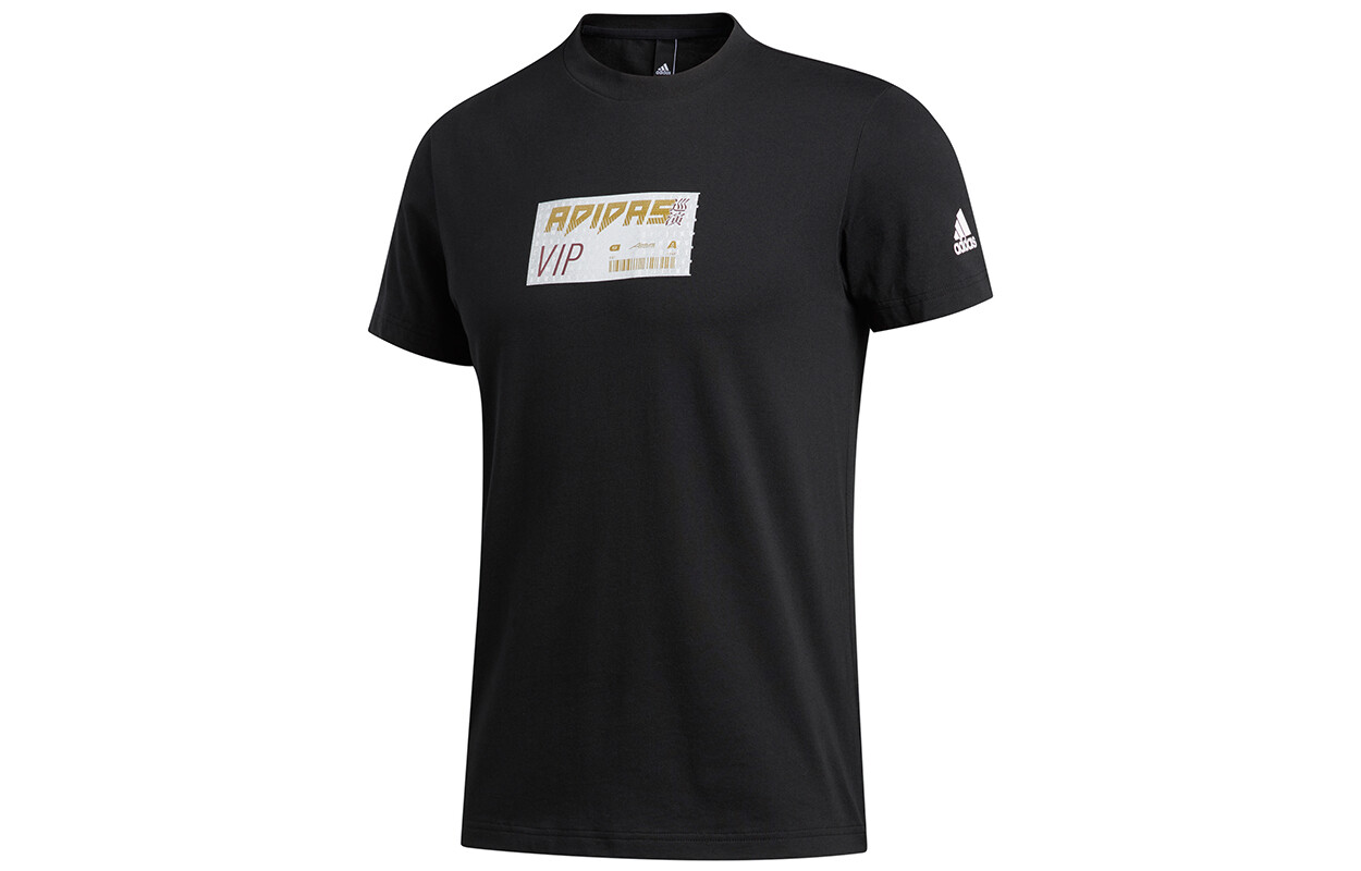 

Футболка мужская черная Adidas, черный