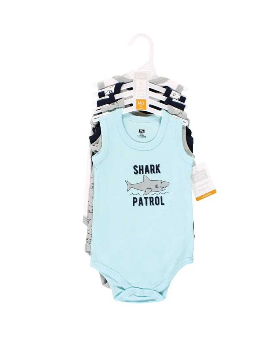 Мягкие хлопковые комбинезоны без рукавов Hudson Baby, Surfer Dude — фото 3